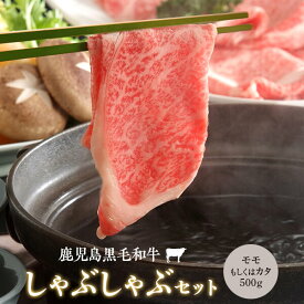 【ふるさと納税】 鹿児島県産黒毛和牛しゃぶしゃぶ 500g Cセット モモ カタ 名産鹿児島和牛かんだ本店 神田畜産 牛 和牛 肩 鹿児島 ギフト プレゼント お中元 お歳暮 薩摩川内市 川内市 川内 ふるさと 納税