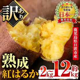 【ふるさと納税】＼レビュー高評価／訳あり・不揃い！鹿児島県日置市産さつまいも 熟成紅はるか(約2kg～約12kg) 国産 九州産 サツマイモ さつま芋 訳アリ 紅春香 熟成 芋 焼き芋 やきいも 野菜 スイーツ 常温 常温配送 常温保存 期間限定 【末永商店】