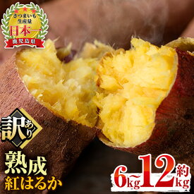 【ふるさと納税】＜容量選べる！＞訳あり・不揃い！鹿児島県日置市産さつまいも！熟成紅はるか(約6kg～約12kg) 国産 九州産 サツマイモ さつま芋 訳アリ 紅春香 熟成 芋 焼き芋 やきいも 野菜 スイーツ 常温 常温保存 期間限定【末永商店】