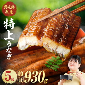 【ふるさと納税】 鹿児島県産 うなぎ 蒲焼 (計約930g / 約186g × 5尾 ) 鰻 ウナギ うなぎ うな重 蒲焼 かばやき 国産 冷凍 鹿児島 うな丼 鰻蒲焼 特上 【株式会社薩摩川内鰻】