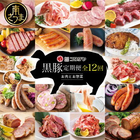 【ふるさと納税】【毎月届く定期便 】黒豚のプロフェッショナル「コワダヤ」の厳選 黒豚 味わい尽くしコース（全12回） しゃぶしゃぶ 生姜焼き 焼き豚 焼豚 ウインナー ソーセージ ロース 切落し 切り落とし 鹿児島県産 冷凍 南さつま市 送料無料