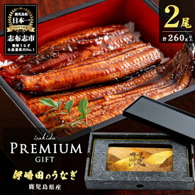 【ふるさと納税】【ギフト対応】【数量限定】鹿児島県産 伊崎田のうなぎ蒲焼 ＜130g以上＞× 2尾(計260g以上) 鰻 うなぎ ウナギ 蒲焼き 2尾 国産 九州産 鹿児島県産 冷凍 おつまみ 鰻重 うな丼 ギフト 贈答用【伊崎田養魚場】a7-017