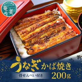 【ふるさと納税】うなぎ かば焼き 100g 2枚 骨せんべい 30g 2袋 セット 真空パック シーフード 加工品 老舗 土用 丑の日 送料無料 個包装 たれ付 山椒付