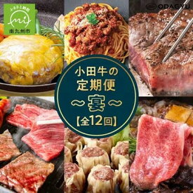 【ふるさと納税】【発送月固定定期便】「小田牛」定期便～宴～全12回【配送不可地域：離島】【4082156】