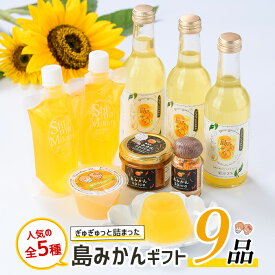 【ふるさと納税】長島町産！島みかんギフトセット(5種・合計9個) 鹿児島県産 国産 特産品 長島町産 ふるさと納税 柑橘系 みかん スパイス 島みかん なべ 鍋料理 ご当地 調味料 薬味 【レガーレ・ワキタ】waki-7328