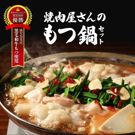 【ふるさと納税】 焼き肉屋さん の もつ鍋セット ｜ もつ鍋 モツ モツ鍋 ホルモン ホルモン鍋 牛ホルモン 小腸 牛肉 黒毛和牛 和牛 お肉 肉 国産牛 鹿児島県 大崎町 ふるさと納税