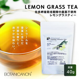 【ふるさと納税】佐多岬産無農薬レモングラスティー(40g×1個)BF-12|レモングラス 茶 ハーブティー リラックス ボタニカノン BOTANICANON ケミカルフリー 鹿児島県 南大隅町 ボタニカルファク