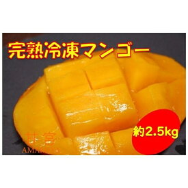 【ふるさと納税】鹿児島県産 冷凍 マンゴー 2.5kg | 先行 予約 完熟 国産 フルーツ くだもの 果物 アップルマンゴー 特産品 名産品 お取り寄せ お取り寄せグルメ