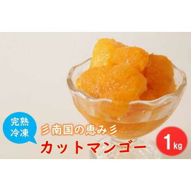 【ふるさと納税】南国の恵み！完熟マンゴー（カット）冷凍
