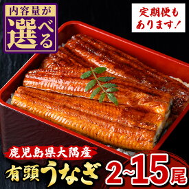 【ふるさと納税】＜容量・お届け回数が選べる！＞うなぎ蒲焼・大(有頭)( 2尾 〜 15尾 )(タレ・山椒付)鹿児島 国産 鰻 うなぎ ウナギ 蒲焼き うな丼 うな重 ひつまぶし 土用の丑の日 真空パック 贈答 ギフト 定期便 全3回 毎月発送 【一般社団法人きもつき宇宙協議会】