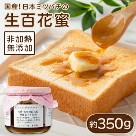 【ふるさと納税】日本ミツバチ 生百花 蜂蜜(約350g) 鹿児島 国産 九州産 蜂蜜 ハチミツ はちみつ 生はちみつ 日本ミツバチ ハニー 天然100％ 非加熱 無添加 蜜 日本ミツバチ 生はちみつ 生蜂蜜 トースト ハニートースト ヨーグルト【ハニー工房 蜜乃蔵】