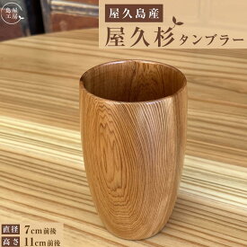 【ふるさと納税】屋久杉 タンブラー＜島屋工房＞