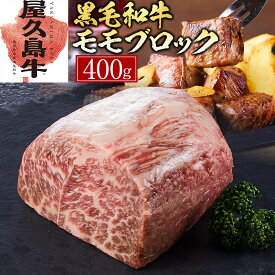 【ふるさと納税】【屋久島牛】黒毛和牛モモブロック400g | 肉 お肉 にく 食品