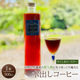 【ふるさと納税】世界自然遺産の屋久島の水でゆっくり淹れた水出しコーヒー