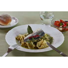 【ふるさと納税】＜屋久島パスタラボ＞屋久島産バジルとにんにくのジェノベーゼ 飛び魚のコンフィ添え＜一人前＞