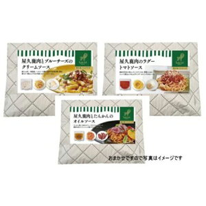 【ふるさと納税】<屋久島パスタラボ>おまかせパスタ3個セット