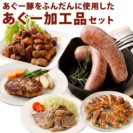 【ふるさと納税】「あぐー加工品」セット | 那覇市　加工品 惣菜 レトルト 総菜 セット 和食 人気 食品 おかず レトルト食品 あぐー 豚 ミート ギフト 沖縄 料理