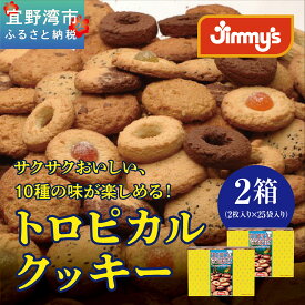 【ふるさと納税】トロピカルクッキー（2枚入×25袋）2箱セット