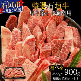 【ふるさと納税】＜2025年11月以降順次発送 / 内容量が選べる！＞希少な特選石垣牛をご家庭で！！切り落とし焼肉用&焼肉タレ100ml×1本 | 沖縄 石垣 特選 牛 切り落とし 焼肉 タレ |IM-37~IM-39