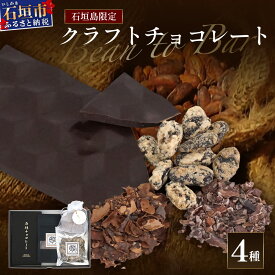 【ふるさと納税】石垣島限定クラフトチョコレート 4種セット | 沖縄県 石垣市 石垣島 クラフト チョコ 限定 カカオ FC-1