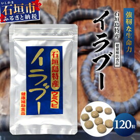 【ふるさと納税】石垣島産 「イラブー(海ヘビ)」粉末 120粒入り袋 健康補助食品・1ヶ月分 サプリメント 錠 サプリ 健康 栄養 栄養価 ふるさと 沖縄県 沖縄 石垣 石垣島 石垣市 人気 送料無料 SI-35