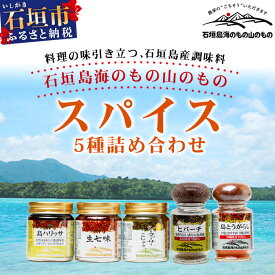 【ふるさと納税】石垣島海のもの山のものスパイス&オリジナル詰め合わせセットA 香辛料 調味料 沖縄県石垣市 常温 送料無料 UY-1