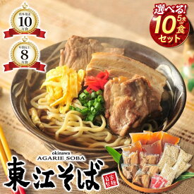 【ふるさと納税】【当店人気NO.1】東江そば「5食」or「10食」セット【選べる配送月】 | 沖縄県 浦添市 麺類 人気 沖縄そば 生・半生めん セット 東江そば