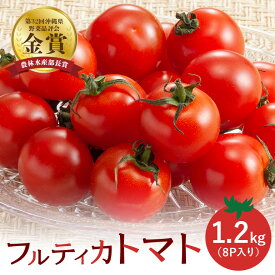 【ふるさと納税】クボタファーム 糸満産 フルティカトマト 約 1.2kg ( 150g × 8p入り) トマト ミニトマト 8パック フルティカ フルーツ 甘い 沖縄 野菜 濃い味 中玉トマト リコピン ビタミンC 産地直送 農園直送 プチトマト 沖縄県 糸満市 送料無料