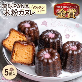 【ふるさと納税】琉球PANA(R)米粉カヌレ 5個 スイーツ セット ギフト お菓子 グルテンフリー 沖縄市 10000円 / GLUCKS[BCDY001]