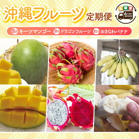 【ふるさと納税】【2026年8月より順次発送】【3ヶ月定期便】沖縄フルーツ定期便(8・9・10月コース)｜フルーツ くだもの 果物 マンゴー キーツマンゴー ドラゴンフルーツ バナナ 名護パイン園 定期便 フルーツ定期便 沖縄フルーツ 先行予約 おきなわ 沖縄県 豊見城市(AC017)