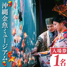 【ふるさと納税】沖縄金魚ミュージアム入場券　大人1名｜子供1名|幼児1名｜観光 チケット 沖縄金魚ミュージアム 金魚 あしびなー 沖縄 豊見城（DN001）