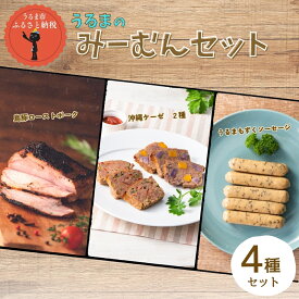 【ふるさと納税】うるまのみーむんセット 沖縄・うるまの素材 ソーセージ ケーゼ ローストポーク 豚 ゴーヤー もずく 浜比嘉島 塩 食品添加物不使用 沖縄 うるま市