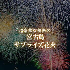 【ふるさと納税】超豪華な秘密の「宮古島サプライズ花火」｜宮古島 花火大会 シークレット サプライズ 花火 イベント 家族旅行 子連れ 持続可能な観光 夏の思い出 観覧チケット (ND008）