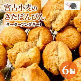 【ふるさと納税】宮古小麦のさたぱんびん（サーターアンダギー）6個入り | サーターアンダーギー 焼き菓子 詰め合わせ セット おかし おやつ お菓子 人気 おすすめ 送料無料 沖縄 宮古島（HB003）