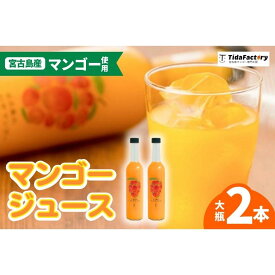 【ふるさと納税】宮古島のしあわせマンゴー　大瓶2本セット【500g×2本】(T114)