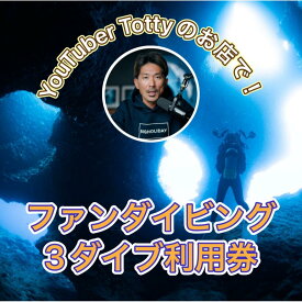 【ふるさと納税】ダイビングYouTuber Tottyのお店！3ダイブ（魔王の宮殿など）BIGHOLIDAY（DB01）