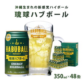 【ふるさと納税】琉球ハブボール350ml 48缶（2ケース） I 琉球ハブボール お酒 リキュール サワー ご当地 お酒 沖縄 特産 酒 沖縄県 南城市