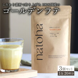 【ふるさと納税】安心の国産素材のゴールデンラテ3個セット I ゴールデンラテ 3個 セット 国産 素材 ターメリック ドリンク 沖縄県 南城市