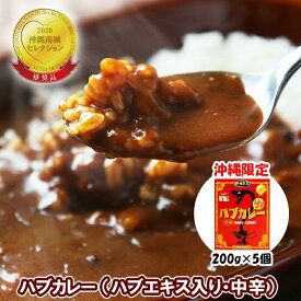 【ふるさと納税】【沖縄限定】ハブカレー（ハブエキス入り・中辛）5個セット | レトルト スパイス 非常食 5個 カレーうどん オリジナル 沖縄 沖縄県 南城市 お取り寄せお取り寄せグルメ お取り寄せ グルメ ご当地グルメ ご当地 食べ物 食品 お土産 沖縄お土産