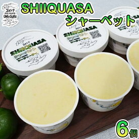 【ふるさと納税】SHIIQUASA シャーベット | シークヮーサー 6個 詰め合わせ アイスクリーム スイーツ 洋菓子 フルーツ ギフト デザート