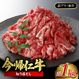 【ふるさと納税】【訳あり品・和牛】今帰仁牛の切り落とし 1kg(500g×2P)【配送不可地域：離島】【1659591】