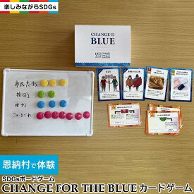 【ふるさと納税】【恩納村で体験】CHANGE FOR THE BLUE カードゲーム