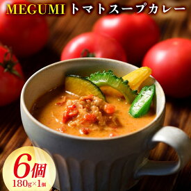 【ふるさと納税】「MEGUMI」トマトスープカレー 180g×6個セット
