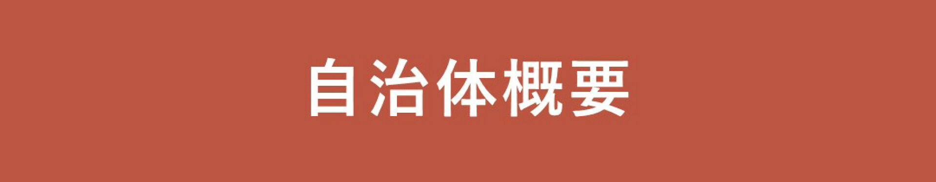 自治体概要
