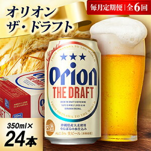 【ふるさと納税】【毎月定期便】オリオン ザ・ドラフト 1ケース(350ml×24本)オリオンビール全6回【4075444】