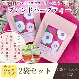 【ふるさと納税】座間味村産ハイビスカス ブレンドティー 2袋(1袋:2g×5包)【1687073】
