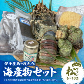 【ふるさと納税】伊平屋島で獲れた海産物セット 松プラン(6～10品)【配送不可地域：離島】【1518233】