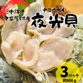 【ふるさと納税】夜光貝 3パック 800g(1パックあたり200g～300g)【配送不可地域：離島】【1544708】