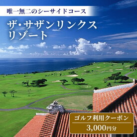 【ふるさと納税】【ザ・サザンリンクスリゾート】ゴルフ利用クーポン3,000円分 - 旅行 沖縄旅行 リゾートゴルフ 利用券 ゴルフ場利用券 リゾート クーポン券 沖縄県 八重瀬町