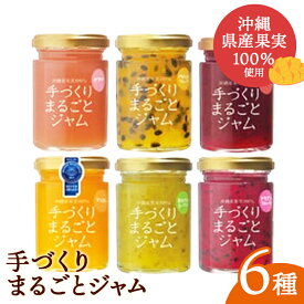 【ふるさと納税】「しらかわファーム」ジャム「手づくりまるごとジャム6種」 - 手づくり 6個 詰め合わせ セット 国産 南国フルーツ 自家農園栽培 八重瀬産 南国 手作り 果実100％ おすすめ 沖縄県 八重瀬町【価格改定】